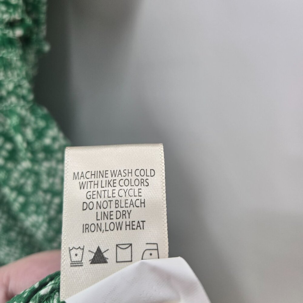 Max Studio Green Ruffled Tiered Maxi Dress 2x - Picture 14 of 15